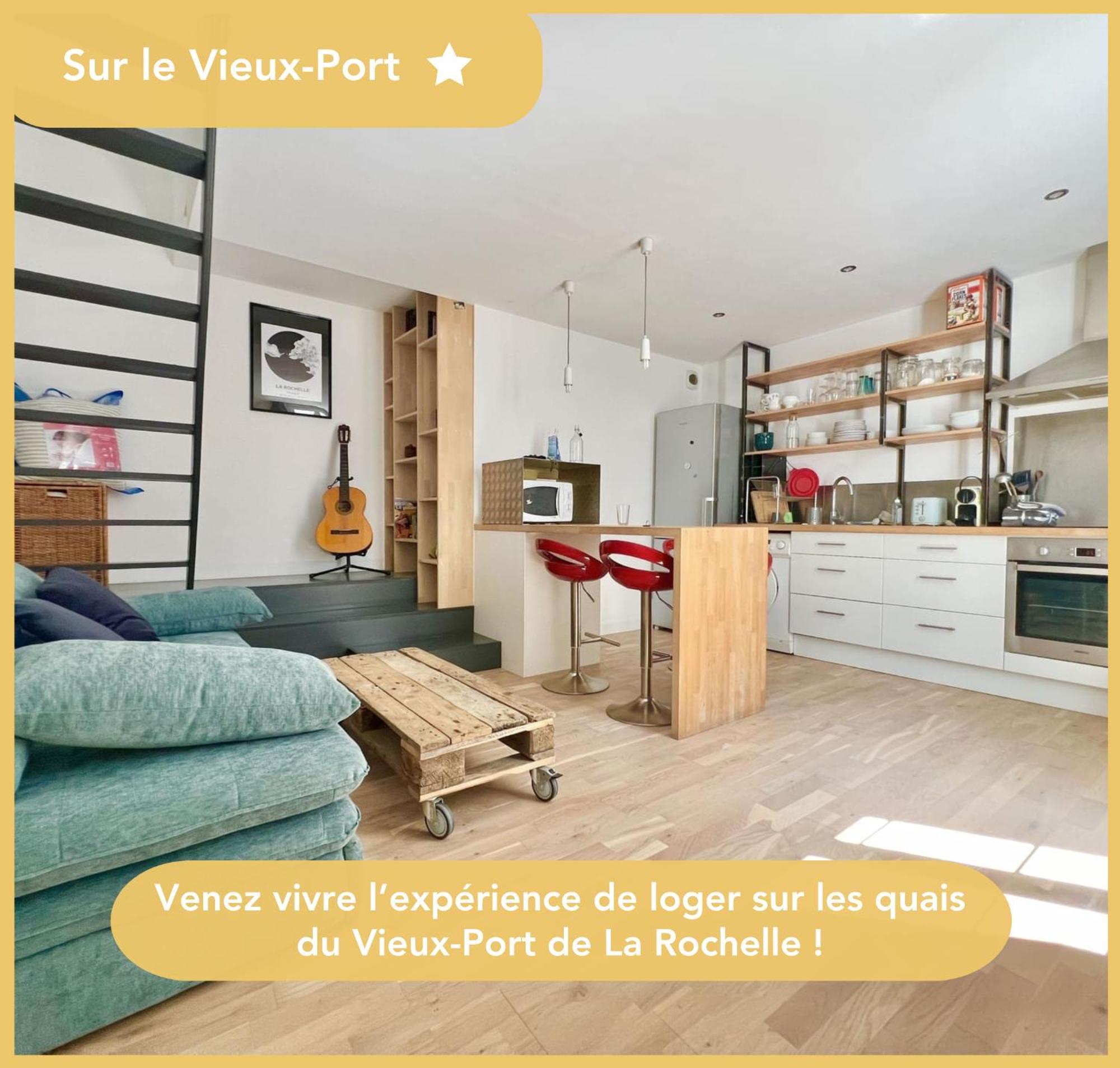 Appartement Sur Le Port - Duplex Cosy & Moderne Face Au Port - Wifi Gratuite - Parfaitement Equipe La Rochelle  Esterno foto